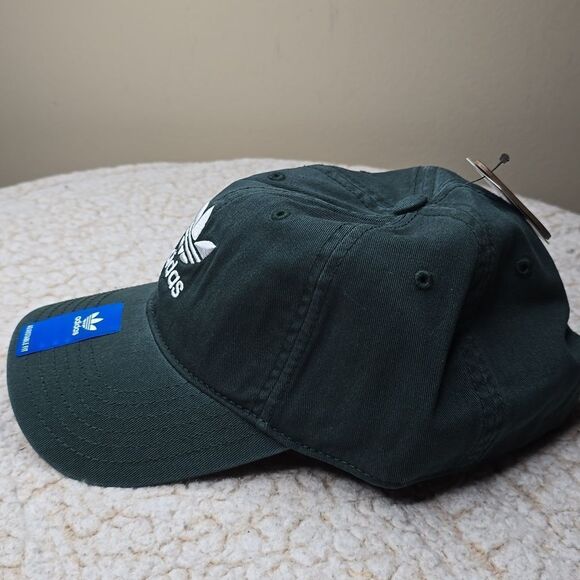 NWT Adidas Relaxed Strap-Back Hat Mineral Green OS - Picture 4 of 7